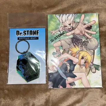 닥터 스톤 홀로그램 키링 엽서 세트