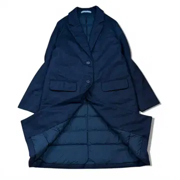 컨디션 최상 Theory luxe 다운 체스터 코트 사이즈 40 네이비