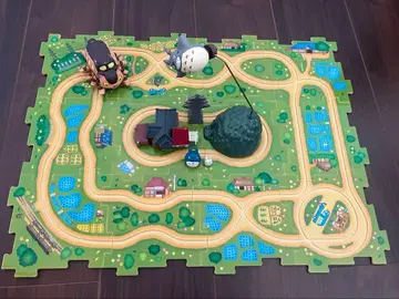 이웃집 토토로 고양이 버스 레일 퍼즐 마츠게 세트 [ 단종품 ]