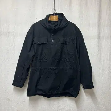 스위스군 40s 스노우 후드티 블랙 염색