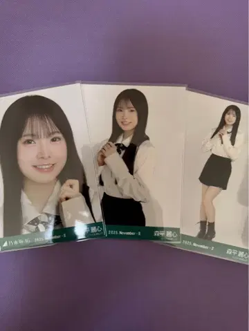 노기자카46 브로마이드 모리히라 레이신 스카프 3종 컴프 새상품급