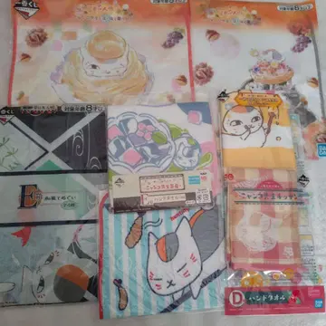 나츠메 우인장 냥코 선생님 핸드 타월 수건 묶음 판매