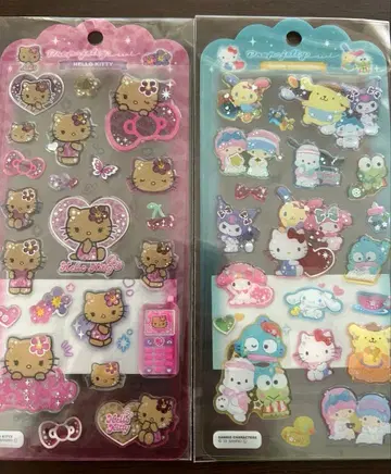 드롭 제리 씰 산리오 블랙 갸루 키티 일광화상 우사하나 정품