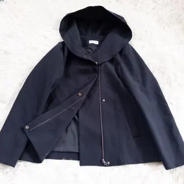 PLST 플라스테 마운틴 파카 네이비 M 세탁 가능 후드 부착 통학