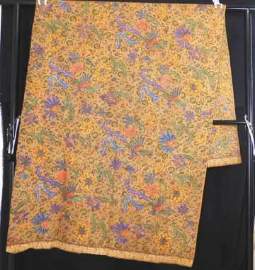 목화 빈티지 자바 사라사 수제 동판 사라사 꽃과 곤충