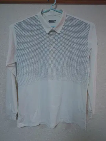 ULTICORE 알티코어 3L 메쉬 긴팔 피케 셔츠 화이트