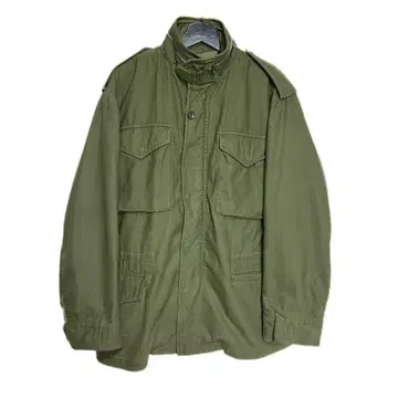 60s 미군 M65 2nd 알루미늄 지퍼 필드 자켓 L 상당