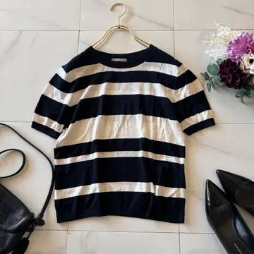 NO5-102 theory luxe 보더 니트탑 Nataly38