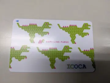 하피라인 후쿠이 ICOCA 이코카 하피라인 후쿠이 오리지널 디자인