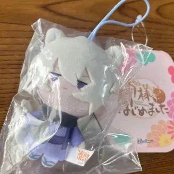 오늘부터 신령님 토모에 봉제 인형 마스코트 스트랩 택 포함 중국 한정판