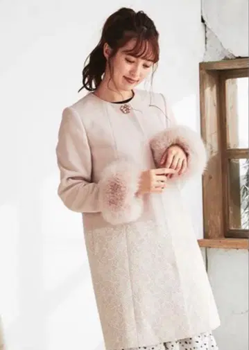 Laiss Passe 새상품급 레스 빠세 코트 노카라 코트 아우터