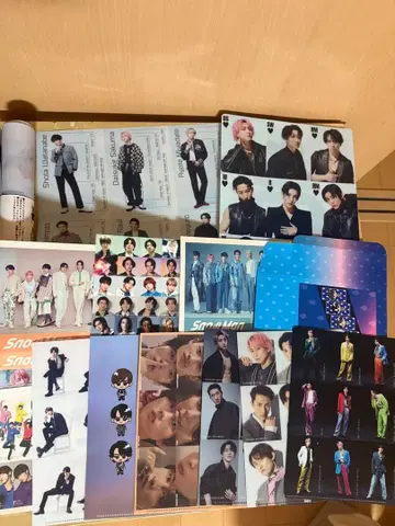 SnowMan 포스터 씰 세트