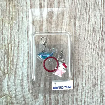 지역 한정 키티 HELLO KITTY 수족관 한정판 지퍼 마스코트