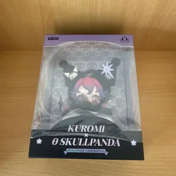 POP MART SKULLPANDA x 쿠로미 봉제 인형 펜던트