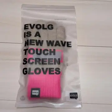 EVOLG 터치스크린 그로브 핑크/그레이
