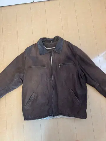 가죽 자켓 (디트로이드 자켓 타입) 브라운 사이즈 XL