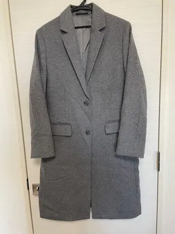 유니클로 UNIQLO 그레이 울 캐시미어 체스터 코트 XL