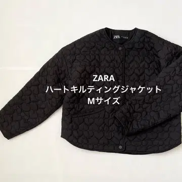 자라 하트 퀼팅 자켓 M 사이즈 라이트 아우터