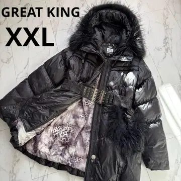 다운 코트 y2k 헤이세이 갸루 그런지 다크 코어 표범 무늬