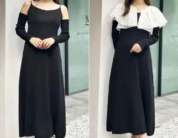 머큐리 듀오 볼레로 포함 암워머 원피스