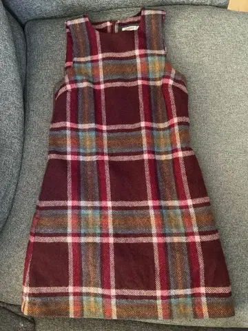 캐스 키드슨 체크 무늬 슬리브리스 원피스 8