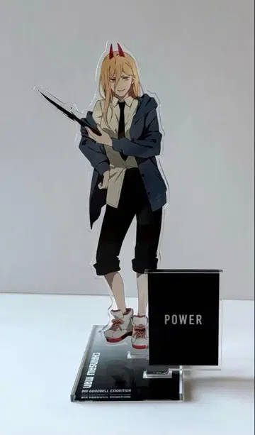 체인소 맨 아크릴 스탠드 파워 입체 일러스트 대교류전