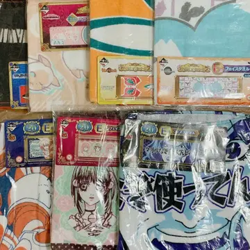 제일복권 테일즈 오브 시리즈 E상 머플러 타월 페이스 타월 7종 세트