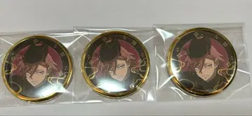 토겐안키 오이란자카 쿄야 애니메이트 카페 금박 캔뱃지 x3