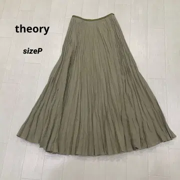 띠어리 린넨 플리츠 스커트 사이즈 P
