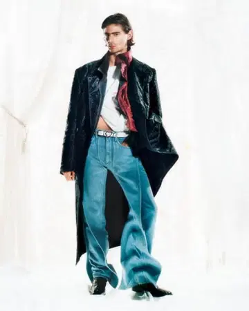 Y/project double panel jeans