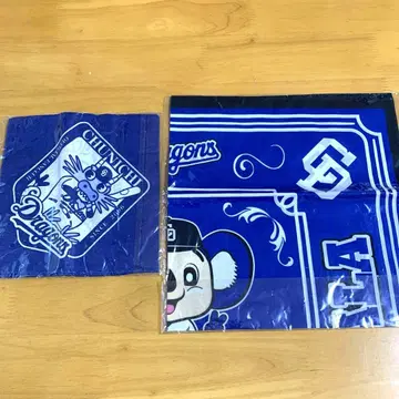 주니치 드래곤즈 도아라 손수건 반다나 2개