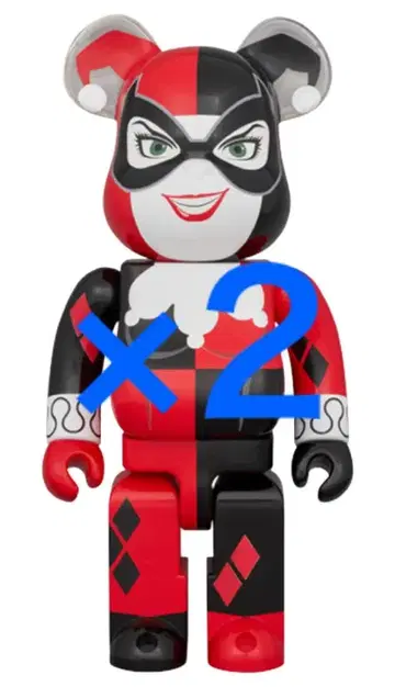x 2 BE@RBRICK 할리 퀸 HUSH ver. 400%