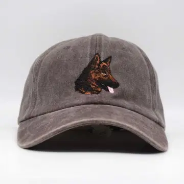 새상품 오리지널 자수 베이스볼 캡 셰퍼드 개 애니멀