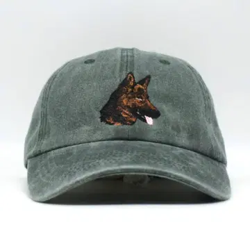 새상품 오리지널 자수 베이스볼 캡 셰퍼드 개 애니멀