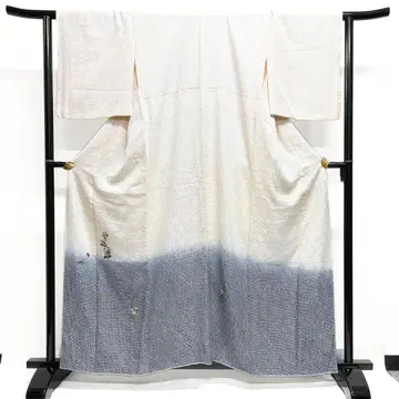 츠케사게 자수 금실 총 시보리 꽃 무늬 기모노 121b d ms