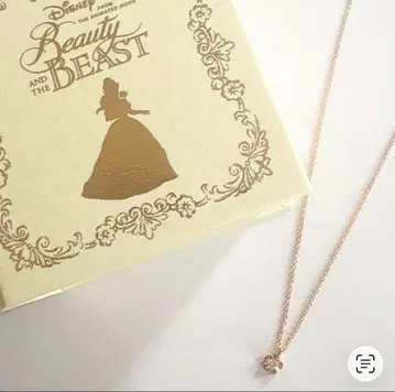 sainte pure 미녀와 야수 목걸이 미니펜던트