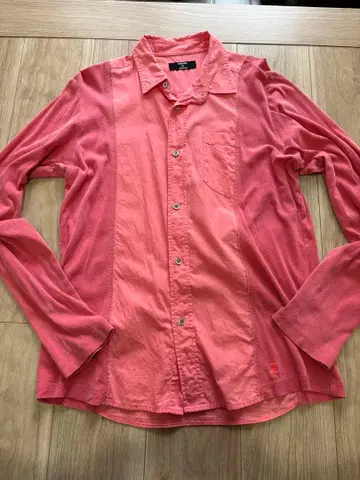 CABANE de zucca 핑크 긴팔 셔츠