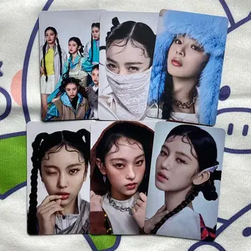 2025 NewJeans 홍콩 complexcon 트레이딩 카드 6장