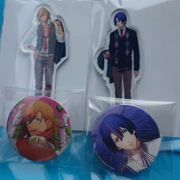 우타프리 원더랜드 마사토 렌 아크릴 스탠드 캔뱃지 세트