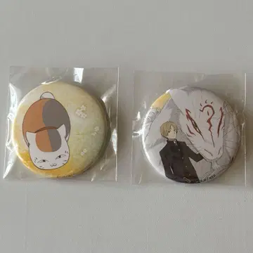 나츠메 우인장 캔뱃지 2개 세트, 미개봉 새상품