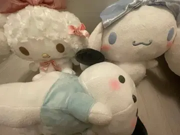 마이멜로디 시나모롤 포차코 big 봉제 인형 세트