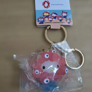 EXPO2025 미야쿠미야쿠 산리오 콜라보 입체 키링 클리어 컬러 키티
