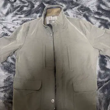 PLAYBOY 스웨이드 느낌 집업 자켓