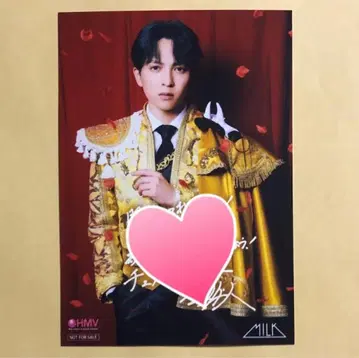 M!LK 요시다 진토 EBiDAN HMV 콜라보 포토 카드 브로마이드