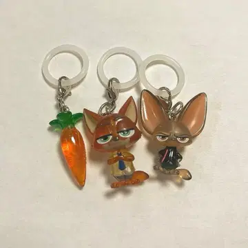 주토피아 메지루시 액세서리 3종 세트