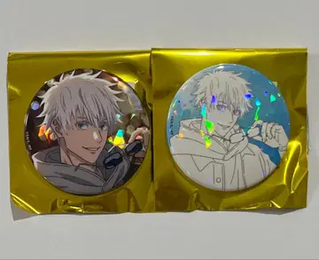 주술회전 말큐브 트레이딩 홀로 캔뱃지 고죠 사토루