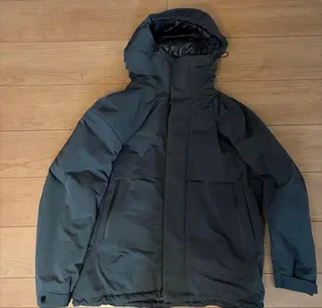 UNIQLO +J 하이브리드 다운 오버사이즈 파카 L 다크 그린