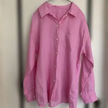 저널 스탠다드 제필 린넨 셔츠 핑크 프리