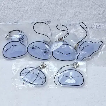 제일복권 전생했더니 슬라임이었던 건에 대하여 러버 스트랩 6종 세트