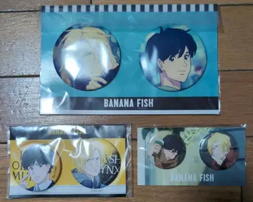 바나나 피쉬 아쉬 x 에이지 캔뱃지 세트 3점